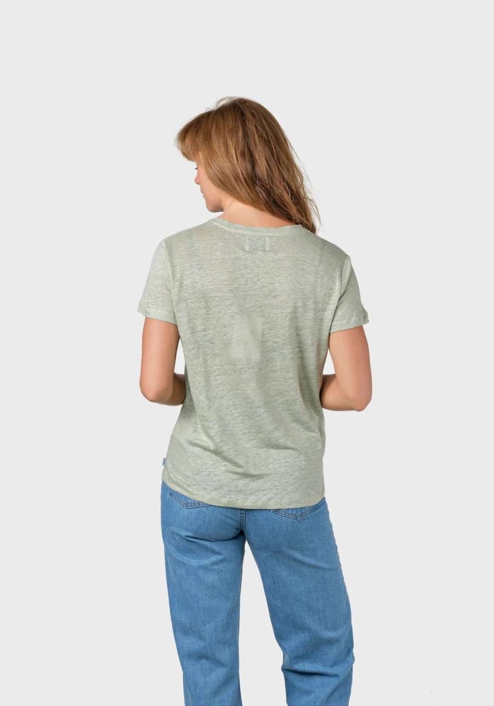 Leinen-T-Shirt Rikke Linen Tee Sage