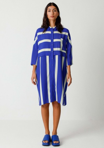 Kleid Lisabe Stripes Blue