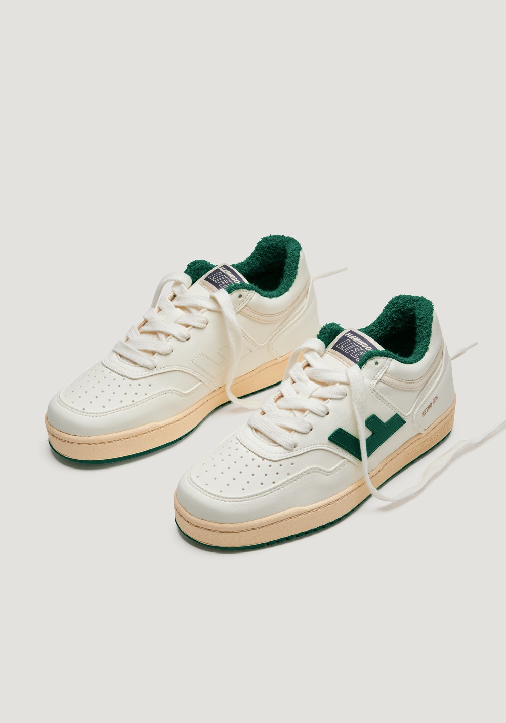 Sneaker Retro 90's Pearl Vanilla Forest