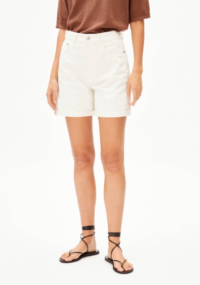 Jeans-Shorts Sheaari GMT Dye White