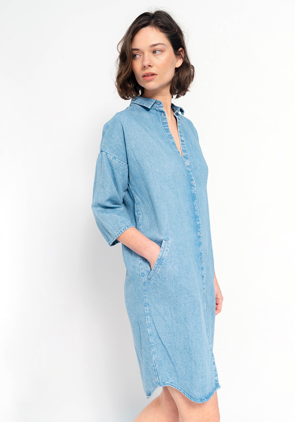 Kleid Mara Dress Light Blue