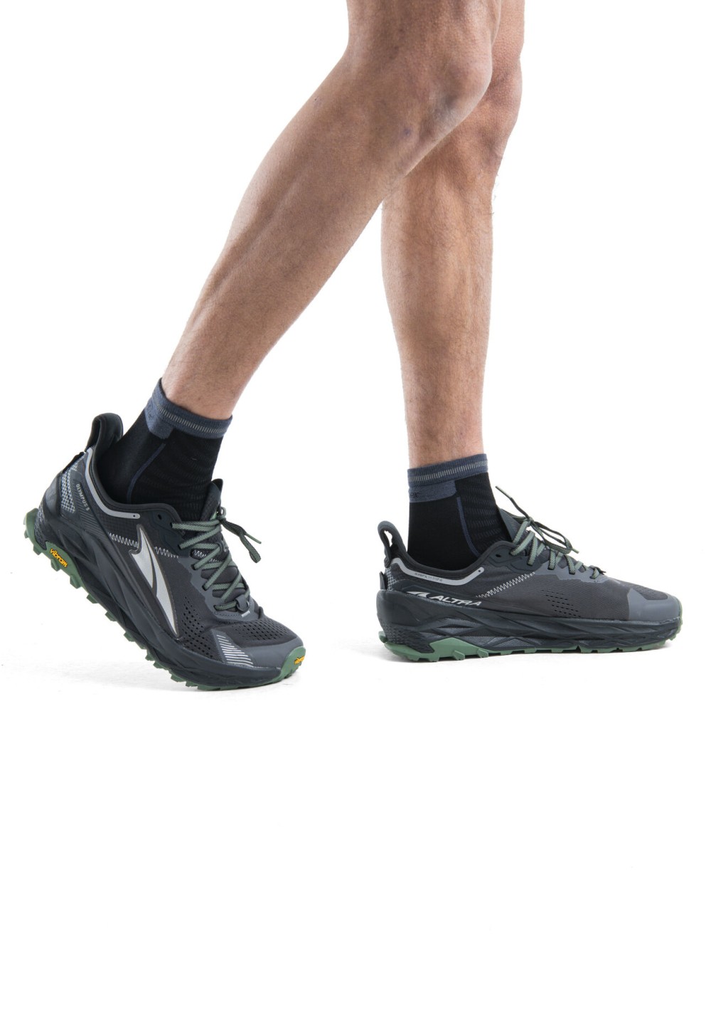 Herren-Sportsocken Merino Run+ Ultralight Mini Socks Black/Graphite