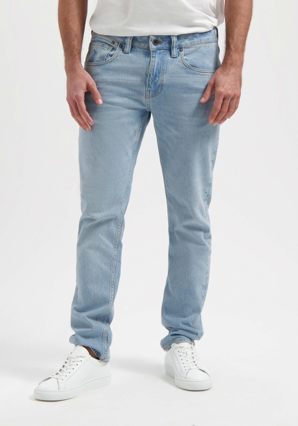 Herren-Jeans Nick Straight Faded Blue