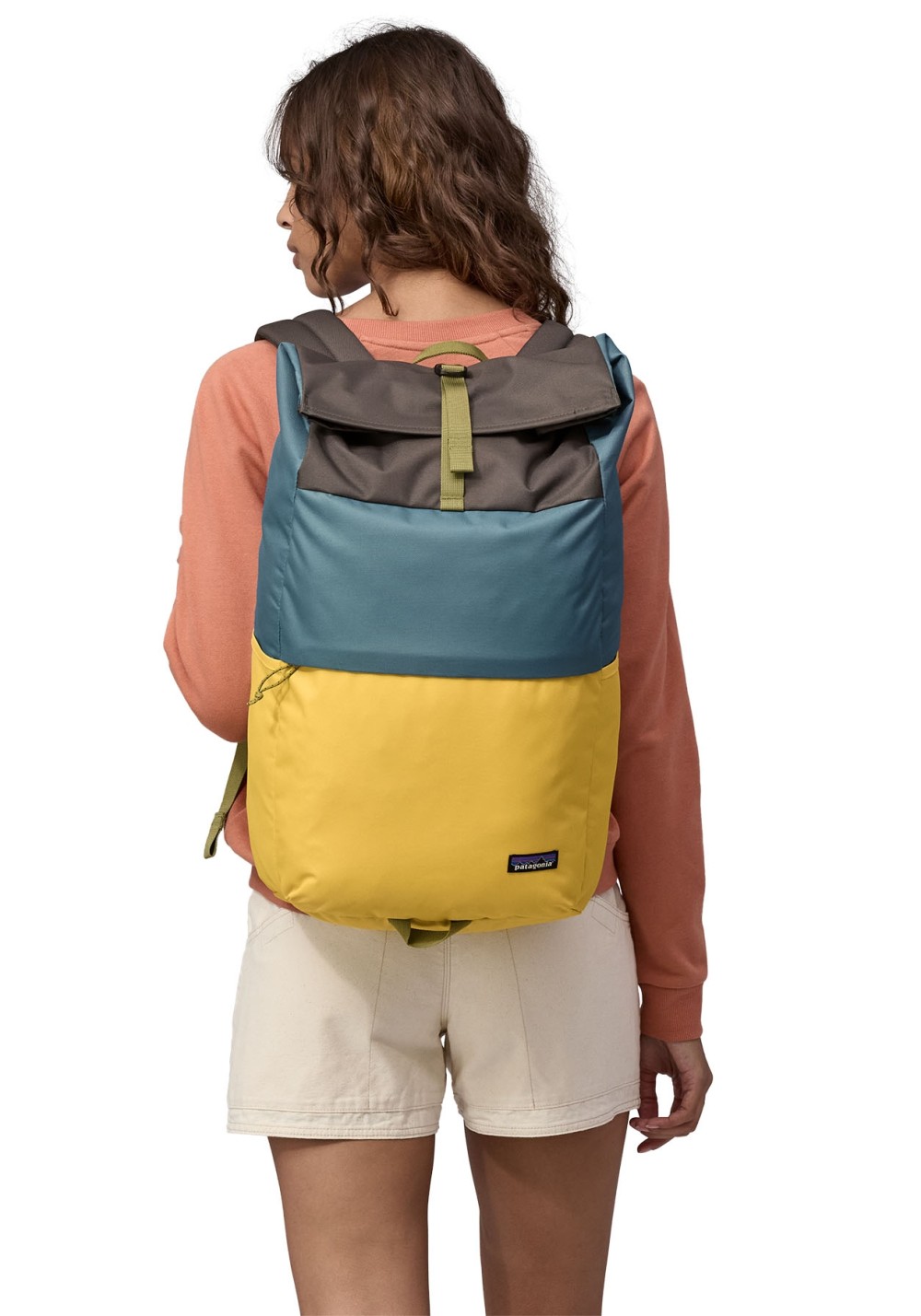 Rucksack Fieldsmith Roll-Top Pack 30L Patchwork: Surfboard Yellow w/Abalone Blue