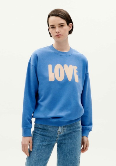 Sweatshirt Love Ecru...