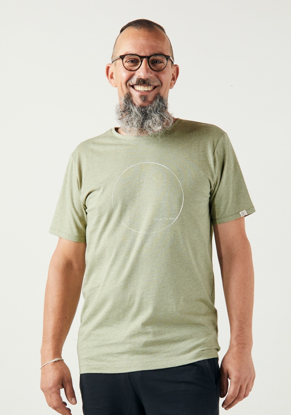 Herren-T-Shirt We Are Silver Green