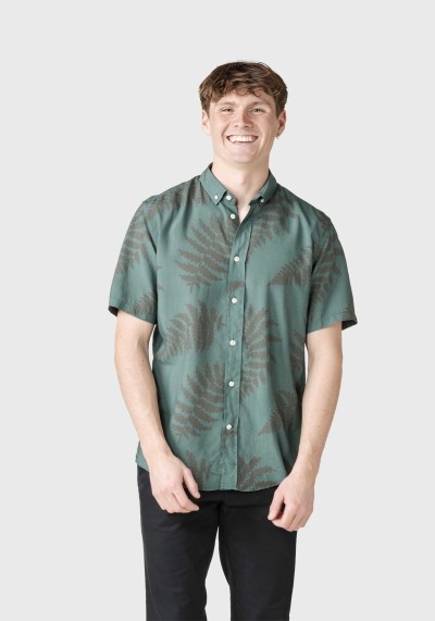 Hemd Jefferson Shirt Green Tones