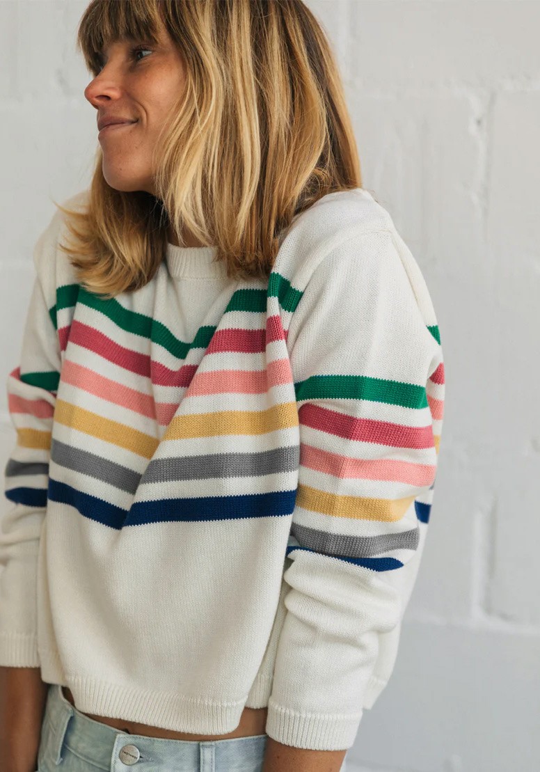 Twothirds - Pullover Padda Multicolour Striped