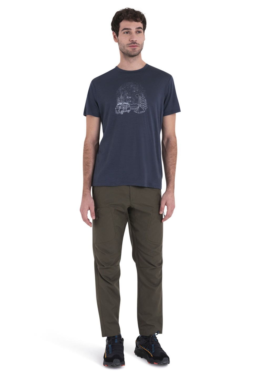 Herren-T-Shirt Tech Lite III SS Tee Van Camp Graphite