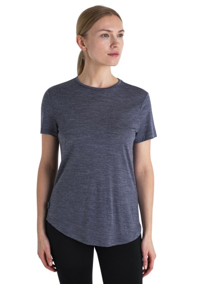 Damen-T-Shirt Cool-Lite™ Sphere III SS Tee Midnight Navy Heather