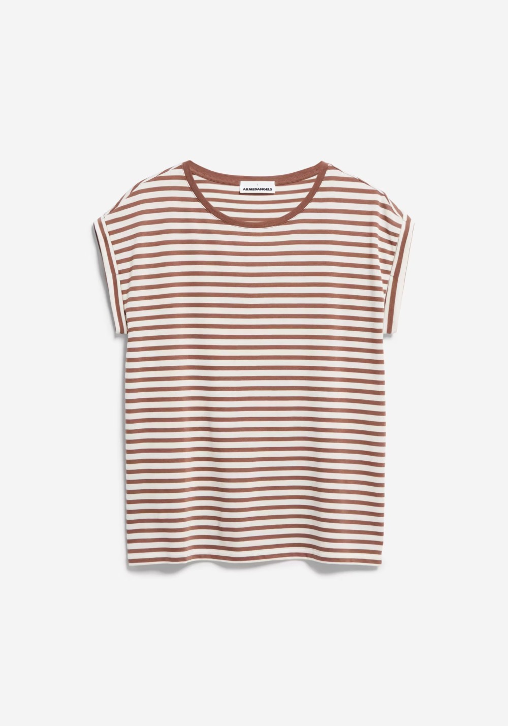 T-Shirt Jilaana Stripes Nutshell-Oatmilk