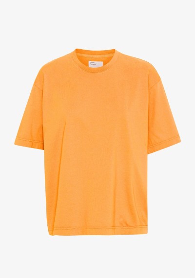 Oversized Damen-T-Shirt Sandstone Orange