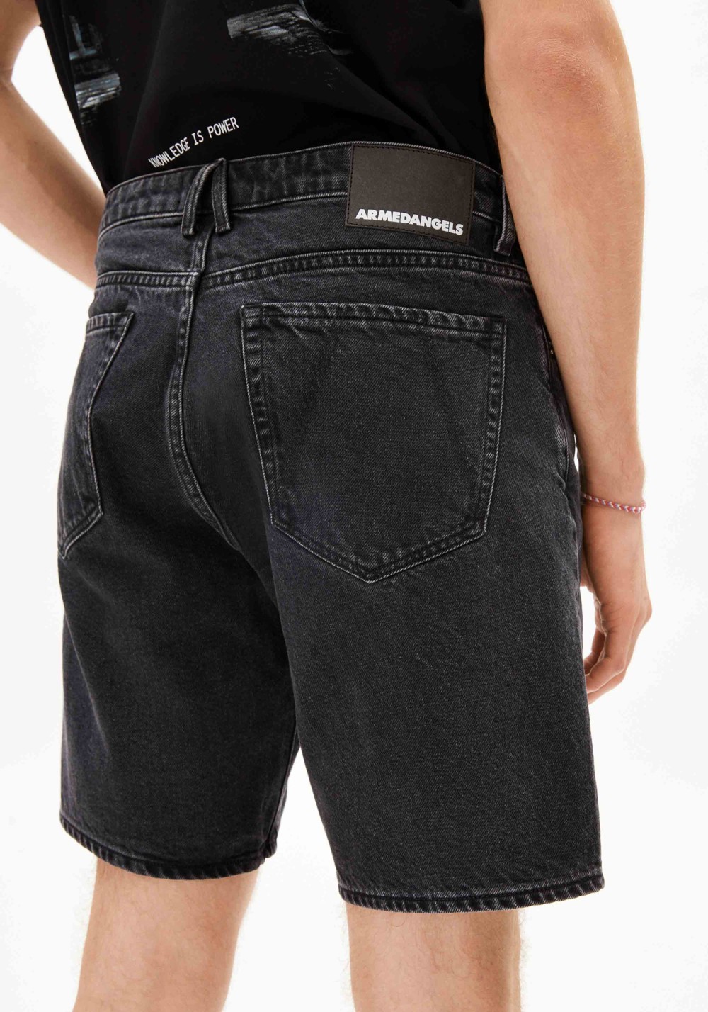 Jeans-Shorts Aarvo Ebony Black