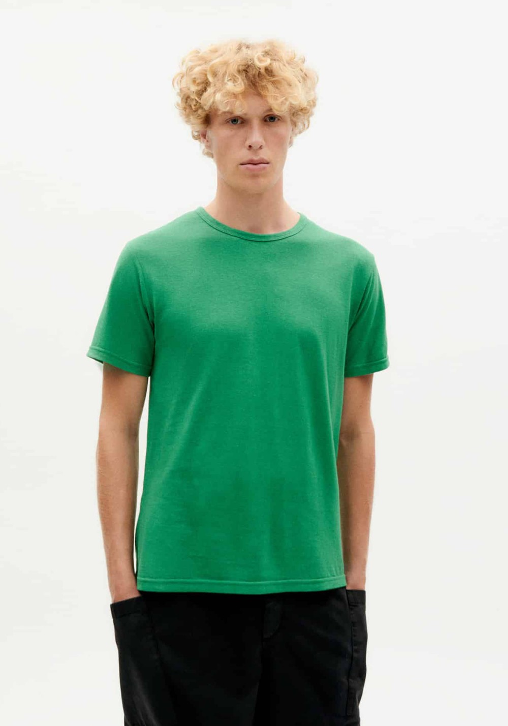 Thinking Mu - T-Shirt Hemp Clover Green