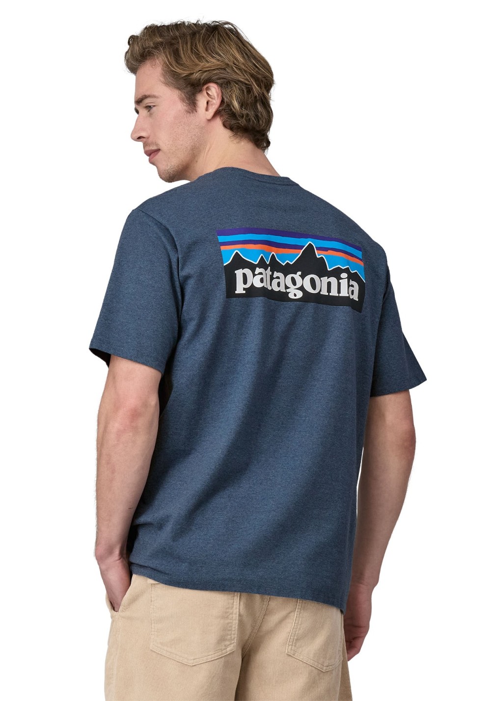 T-Shirt M's P-6 Logo Responsibili-Tee Utility Blue