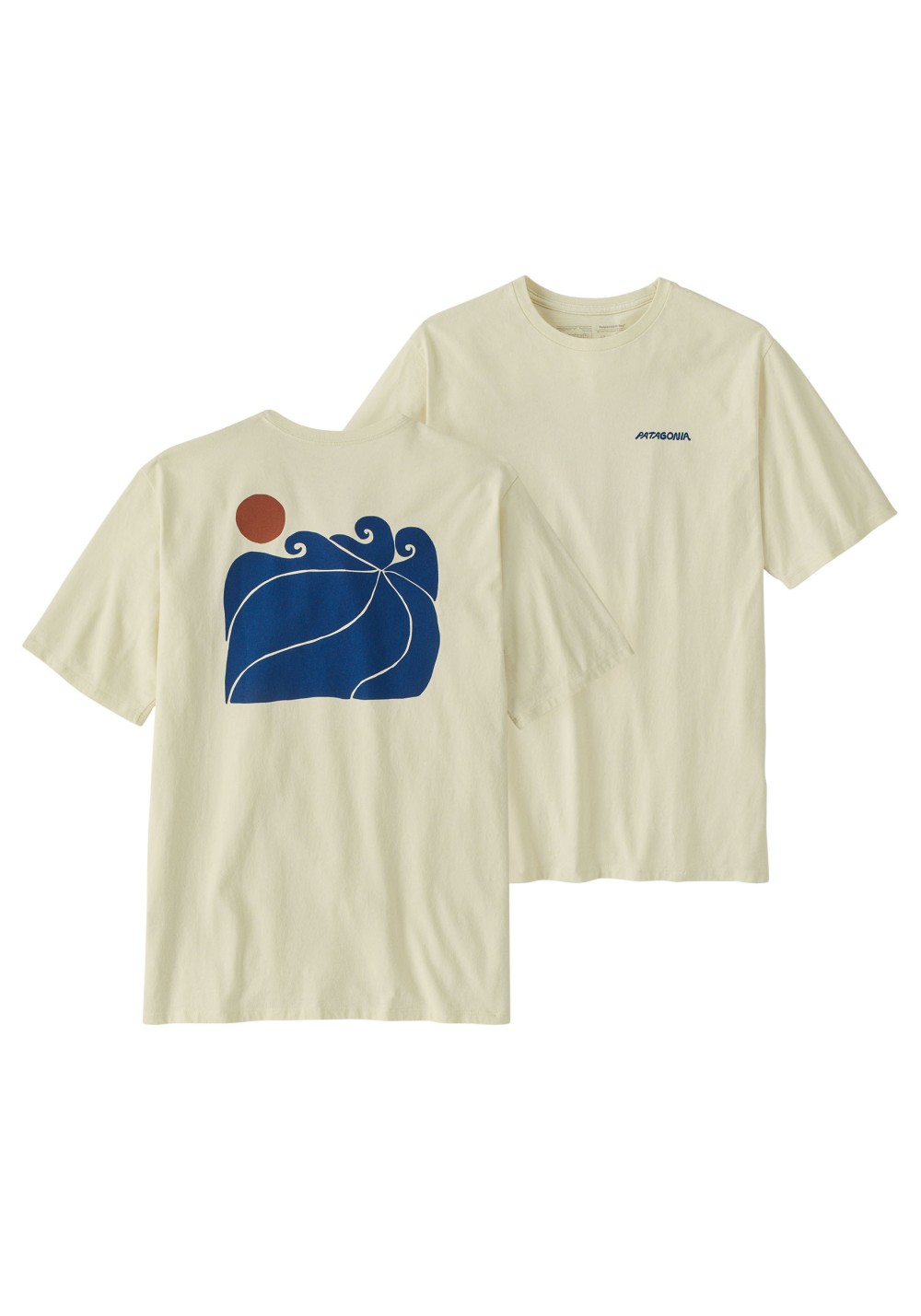 T-Shirt M's P-6 Sunrise Rollers Responsibili-Tee Birch White