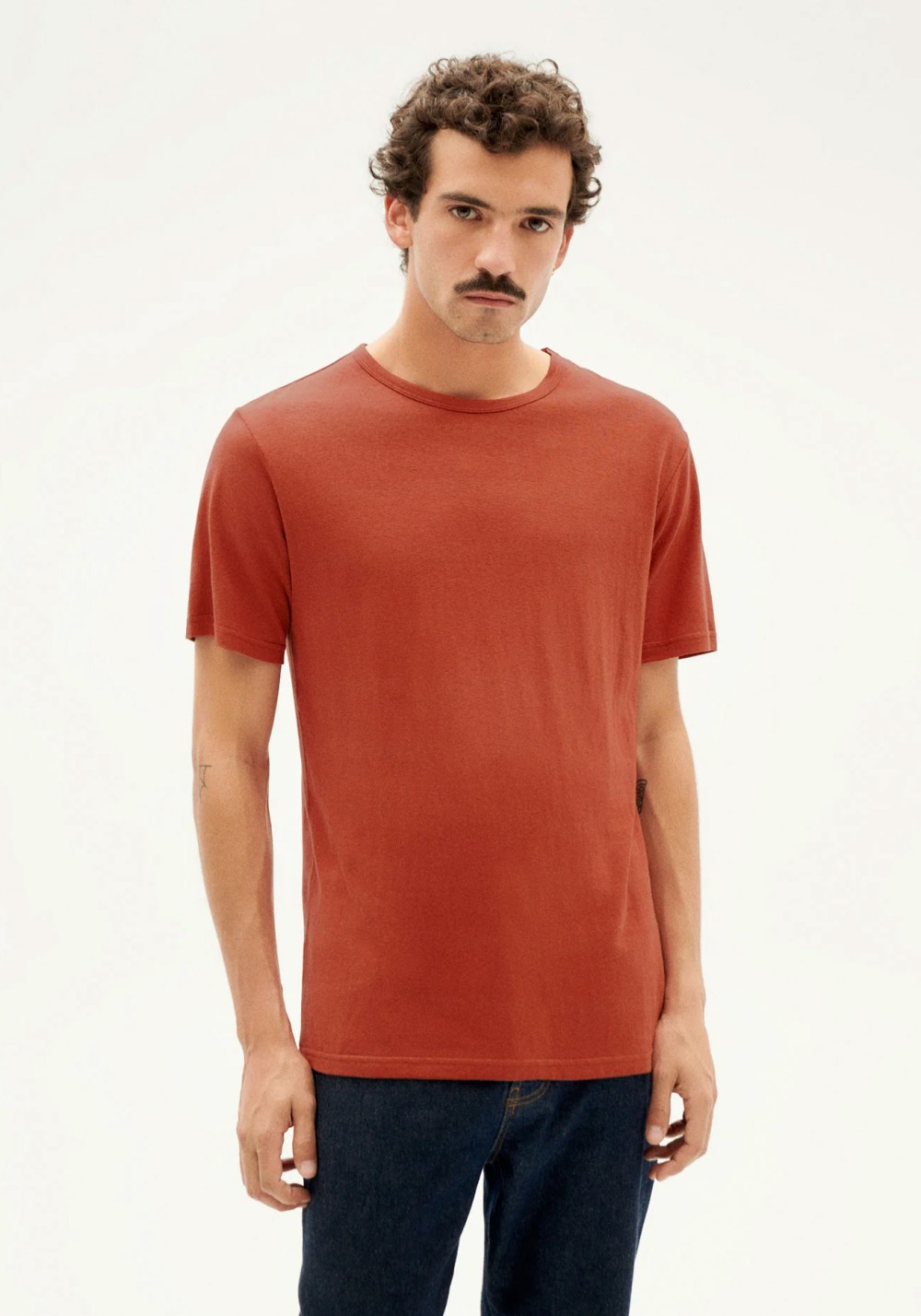 Thinking Mu - T-Shirt Basic Hemp Clay Red