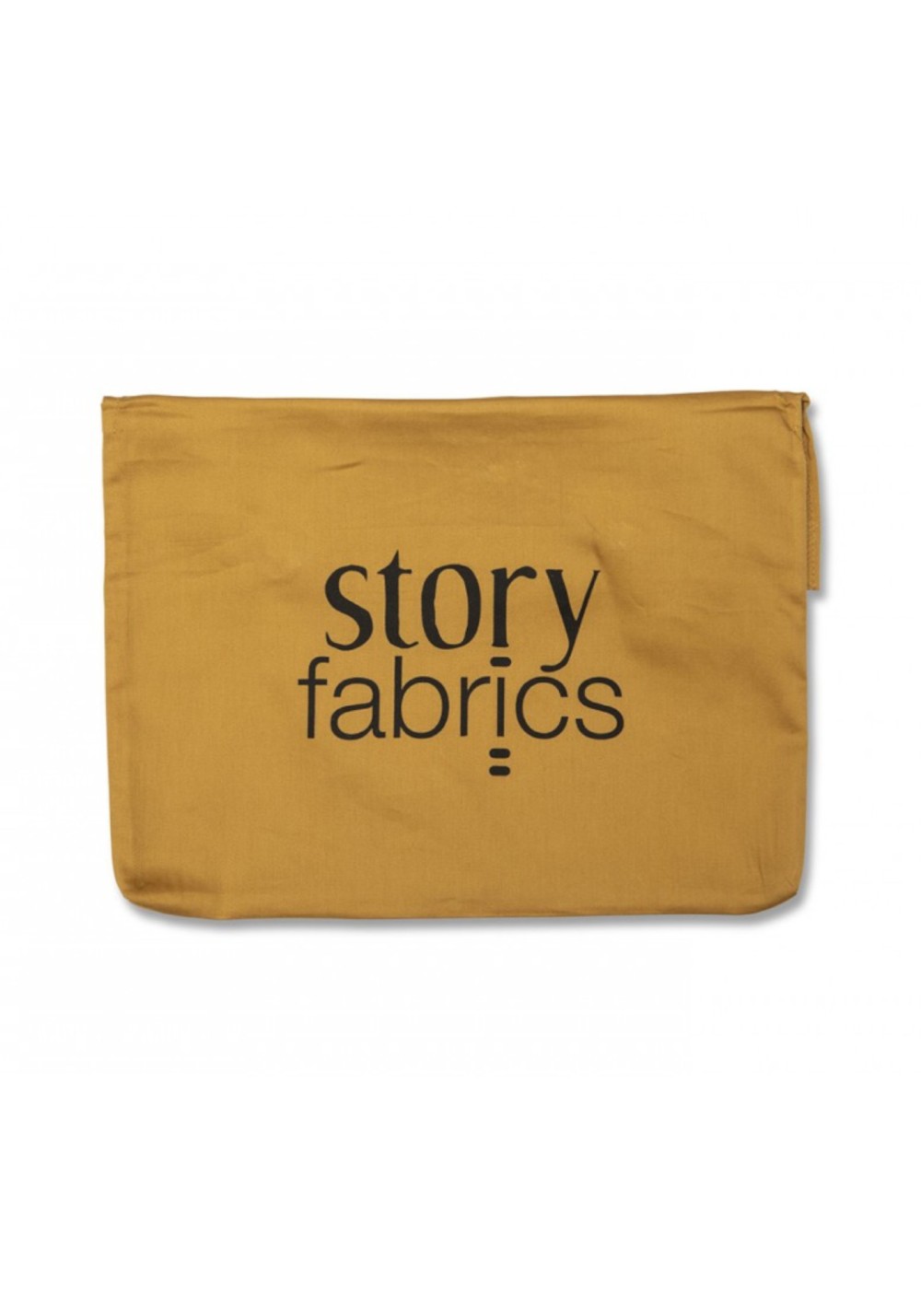 Storyfabrics - Kissenbezug mit Kokosknöpfen Satin Gold