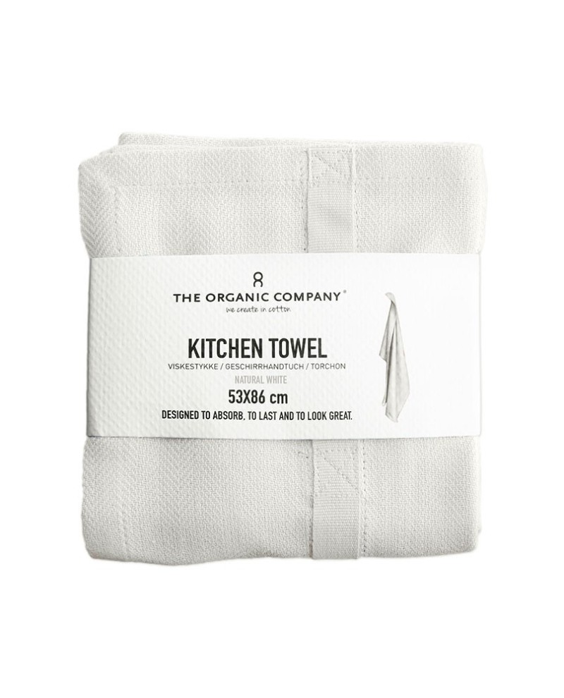 Küchentuch The Organic Company Kitchen Towel natural white