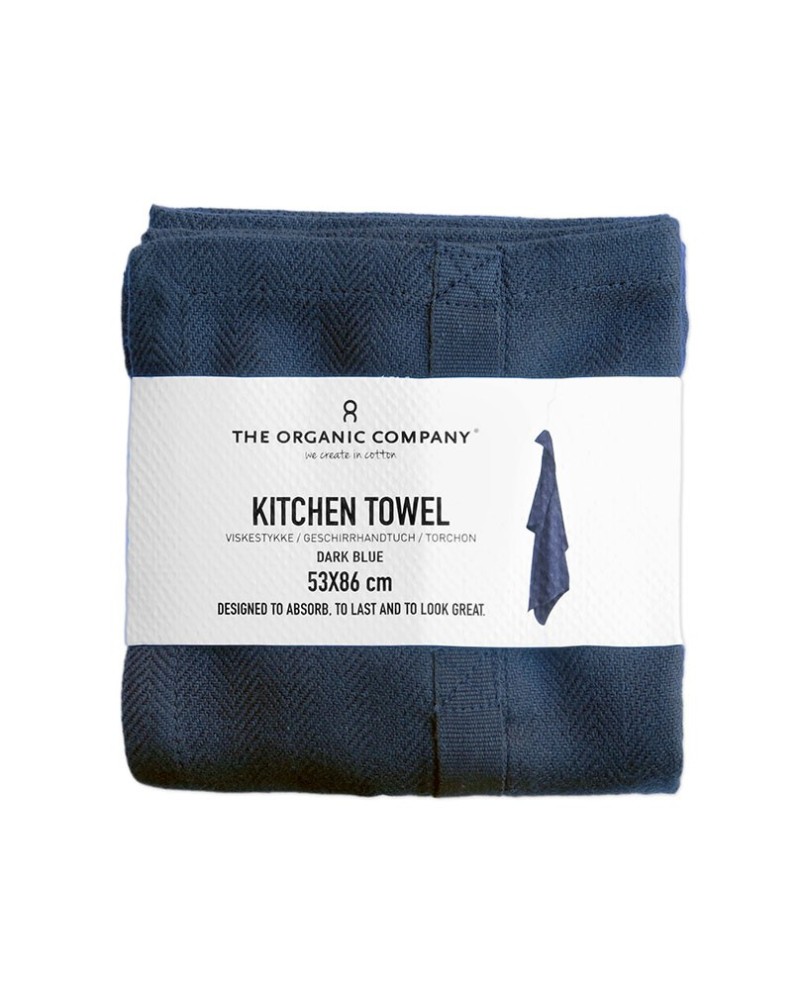 Küchentuch The Organic Company Kitchen Towel dark blue