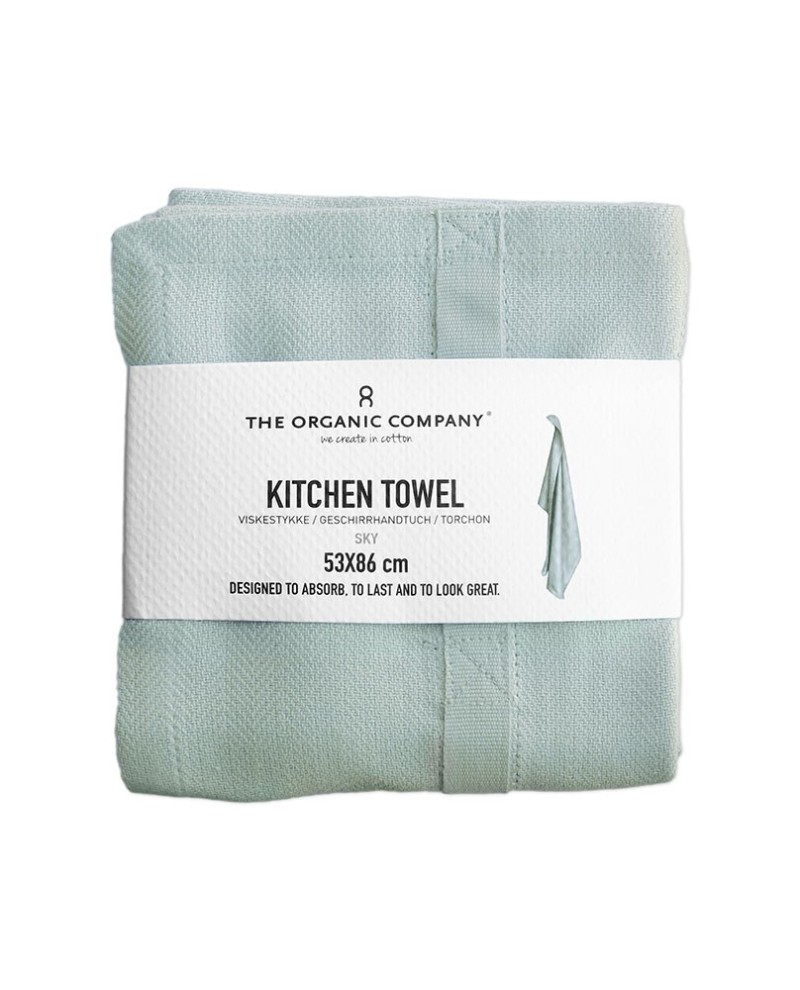 Küchentuch The Organic Company Kitchen Towel sky