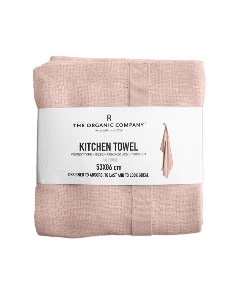 Küchentuch The Organic Company Kitchen Towel pale rose