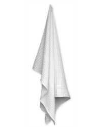 Handtuch The Organic Company Big Waffle Towel and Blanket natural white