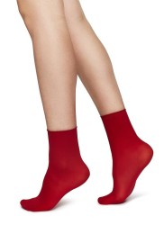 Swedish Stockings Judith Ankle Socks 2er-Pack dark red