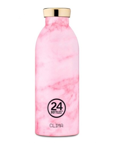 Thermosflasche 24Bottles Clima 500ml Pink Marble