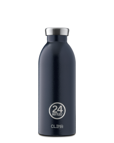 Thermosflasche 24Bottles Clima 500ml Rustic Deep Blue