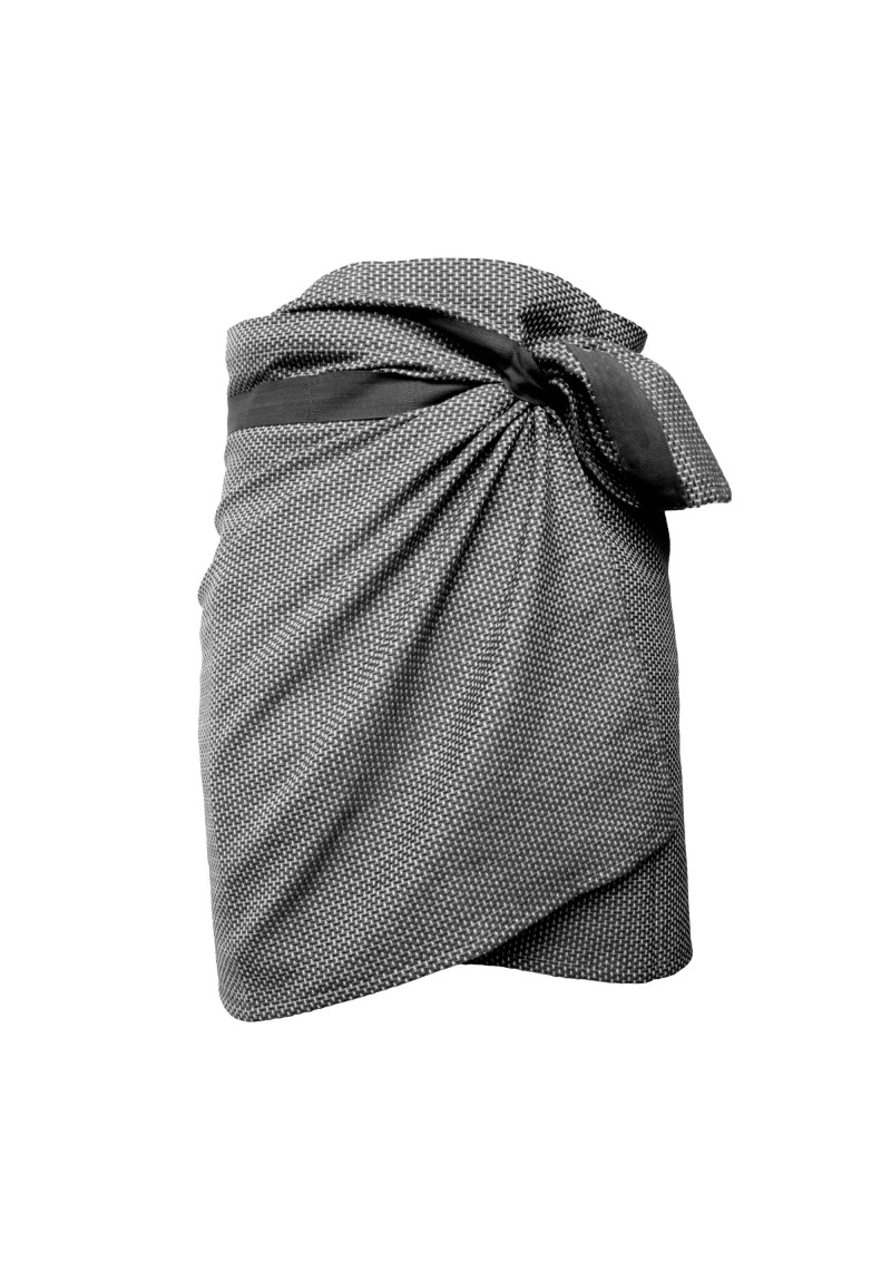 Handtuch The Organic Company Towel to Wrap Around You dark grey