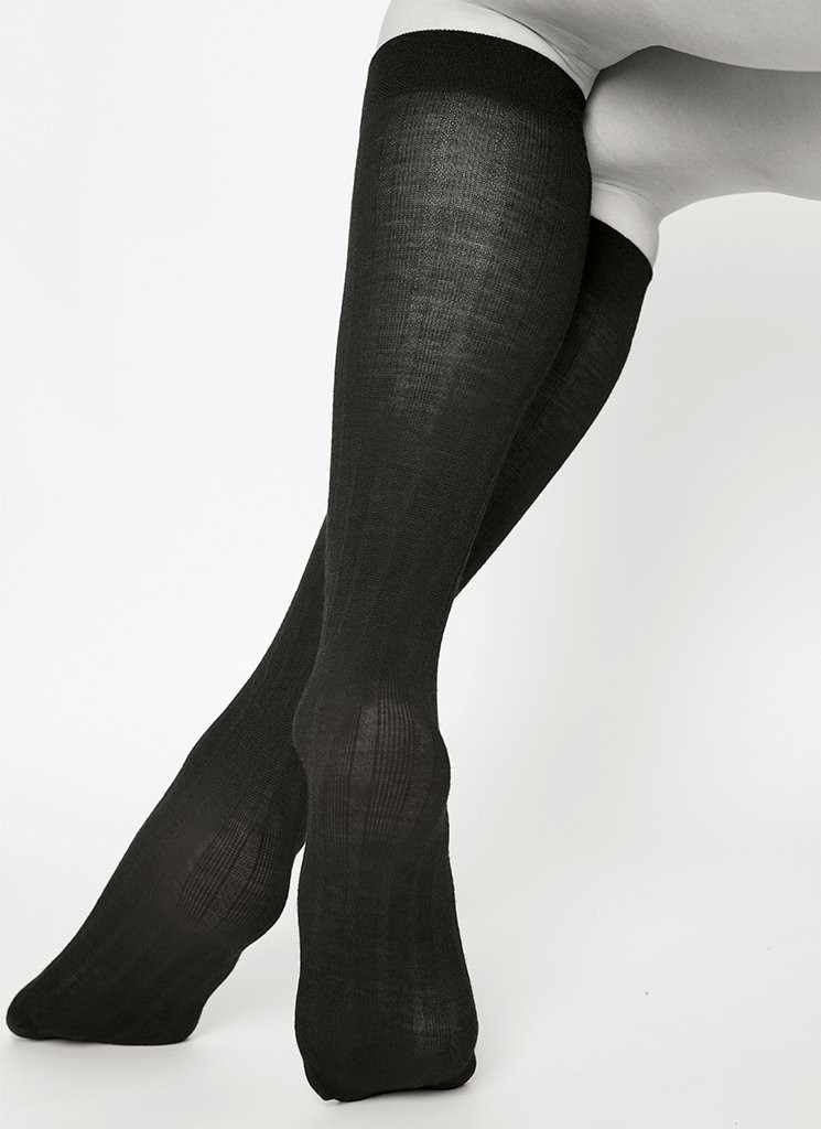 Swedish Stockings Freja Knee-High black