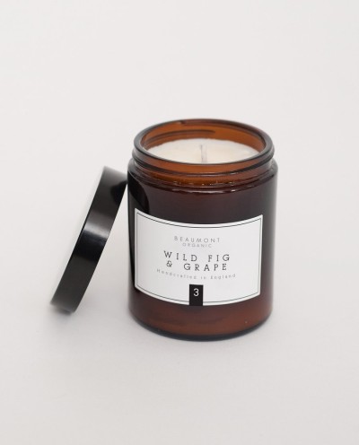 Duftkerze Beaumont Organic Luxury Candle Wild Fig and Grape