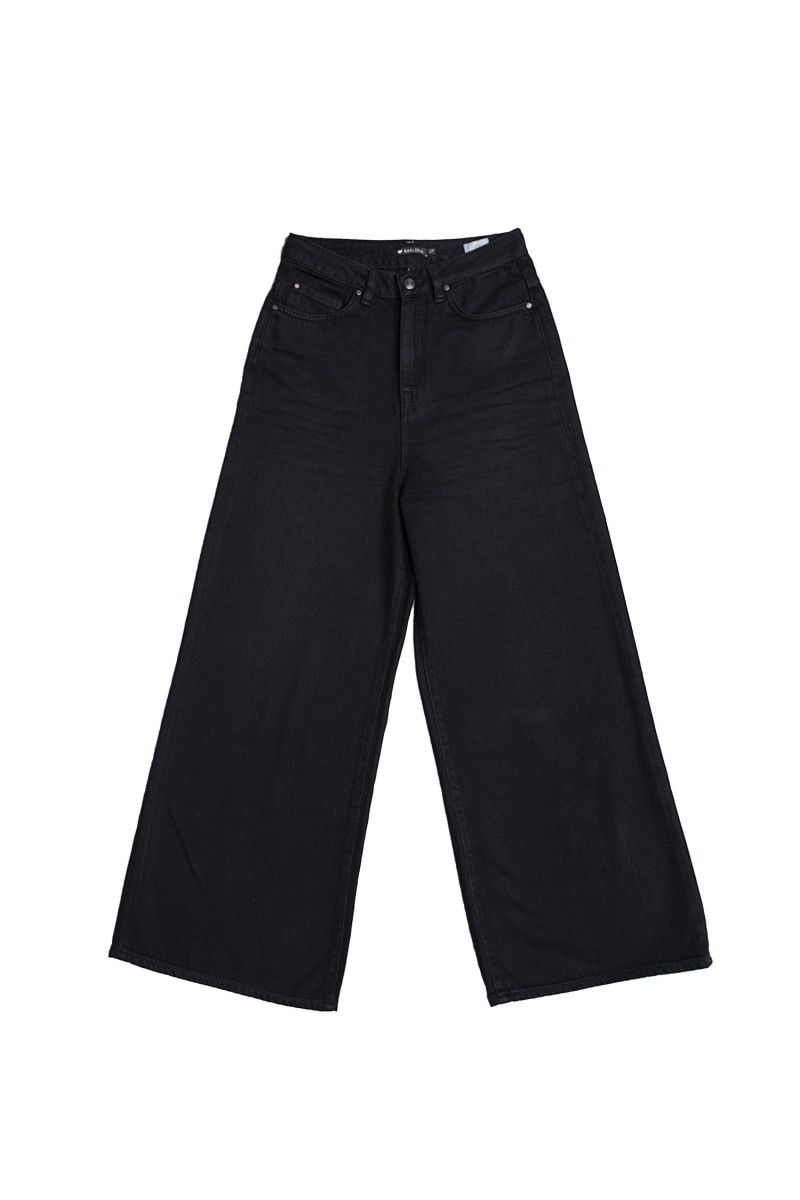 Jeans Lovjoi Denim Barleria Wide Cropped black overdyed