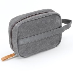 Necessaire Qwstion Toiletry Kit Organic Washed Grey