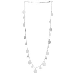 Halskette Protsaah Multi Disk Necklace silver (NK-LG-002-AG)