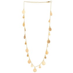 Halskette Protsaah Multi Disk Necklace gold (NK-LG-002-AU)