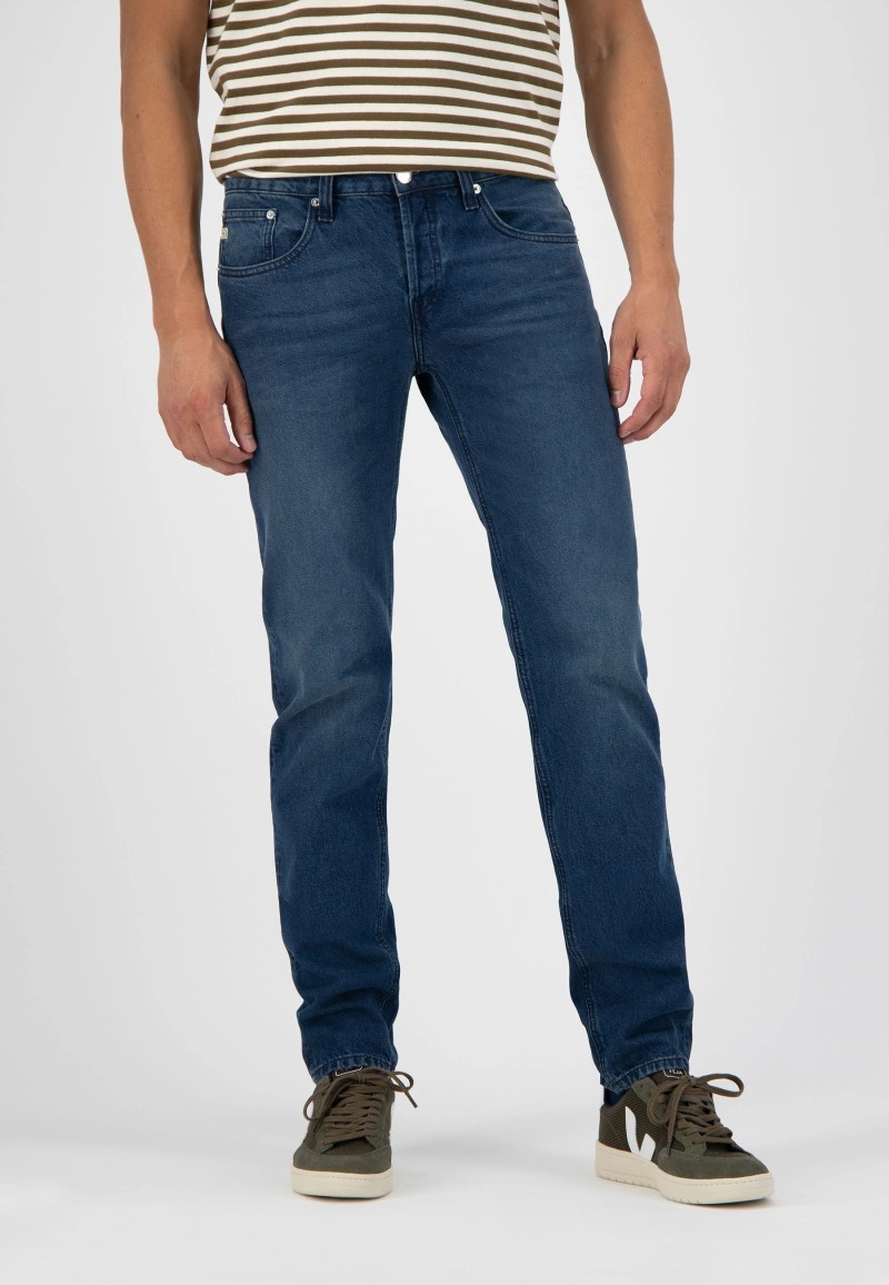 Herren-Jeans Mud Jeans Regular Dunn true indigo