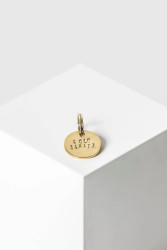 Schlüsselanhänger Yoomee Key Tag Mini "S'Läbe isch schön" Gold