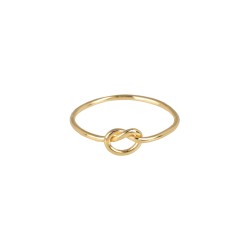 Ring Protsaah Simple Knot Ring gold (RN-S-007-AU-54)