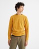 Strickpullover Thinking Mu Miki Knitted Sweater Camel