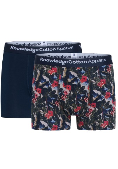 Boxershorts Maple 2er Pack Knowledge Cotton Apparel Hawaii Underwear Total Eclipse