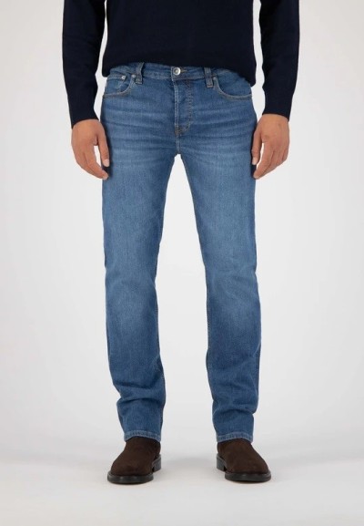 Herren-Jeans Mud Jeans Regular Bryce Authentic Indigo - RCY
