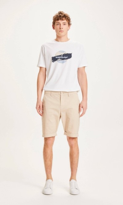 DEDICATED - Chino Shorts Nacka Beige