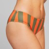 Bikini Bottom Dedicated Lau Big Stripes Orange