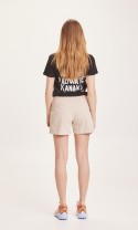 Chino-Shorts Knowledge Cotton Apparel Willow Light Feather Gray
