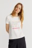 Damen-T-Shirt Ecoalf Underlined Because Antartica