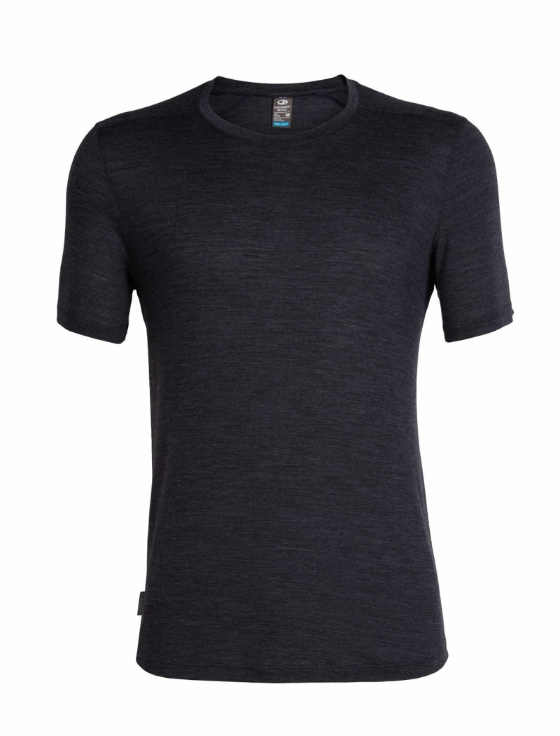 Herren-T-Shirt Cool-Lite™ Icebreaker Sphere Black Heather