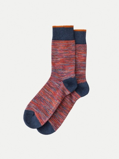 Socken Nudie Jeans Rasmusson Multi Yarn Socks Red