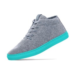 Woll-Sneakers Baabuk Sky Wooler Concrete Aqua